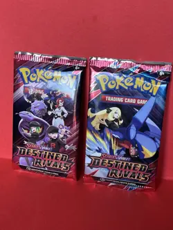 Pokemon TCG Destined Rivals Booster Pack x2 Brand New Factory Sealed English - Image 1
