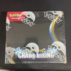 Pokemon TCG Mega Evolution—Chaos Rising Booster Display Box ripped seal - Image 1