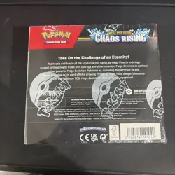 Pokemon TCG Mega Evolution—Chaos Rising Booster Display Box ripped seal - Image 3