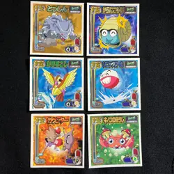Pokemon sticker seal amada Nintendo 6sets lots 1998 "NM~EX" _3 - Image 1