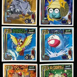 Pokemon sticker seal amada Nintendo 6sets lots 1998 "NM~EX" _3 - Image 3