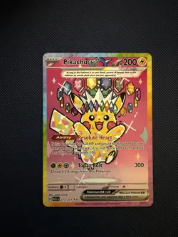 Pokemon TCG Pikachu ex 277/217 Ascended Heroes Special Illustration Rare NM+ SIR - Image 1