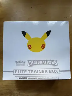 Pokemon Celebrations Elite Trainer Box 25th Anniversary Sealed - See desc. - Image 1