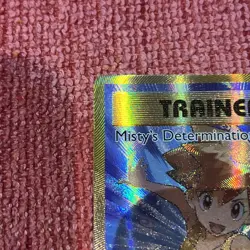 Pokemon TCG Evolutions Ultra Holo Full Art Trainer Misty's Determination #108 NM - Image 2