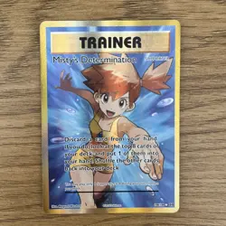 Pokemon TCG Evolutions Ultra Holo Full Art Trainer Misty's Determination #108 - Image 1