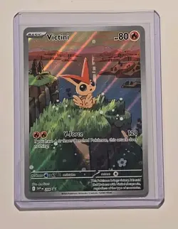 Pokemon Victini Black Star Promo SVP 208 Full Art Holo - Image 3
