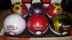 Pokemon TCG Poke Ball Tin L25 Factory Sealed New - Lot of 6 🔥 - Image 1