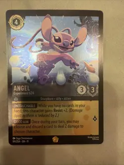 Disney Lorcana TCG Angel - Experiment 624 Enchanted Foil 238/204 English - Image 1