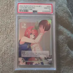 Signed The Quintessential Quintuplets tcg Yotsuba GYC-BP1-015-P1 SSP JP PSA 10 - Image 1