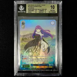 BGS Pristine 10 Weiss Schwarz “Mage” Fern SSP Gold Signature JP SFN/S108-073SSP - Image 1