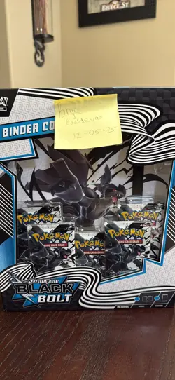 Pokemon TCG - Black Bolt & White Flare Binder Collection (Lot of 2), NEW/SEALED - Image 1
