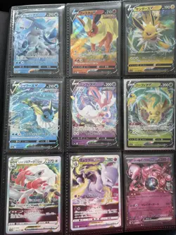 Japanese Pokemon Binder Collection Eeveelutions Pikachu Mewtwo Charizard Mew - Image 3