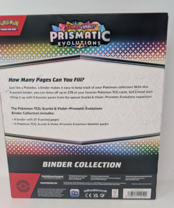 Pokemon Prismatic Evolutions Scarlet & Violet Binder Collection - Image 4