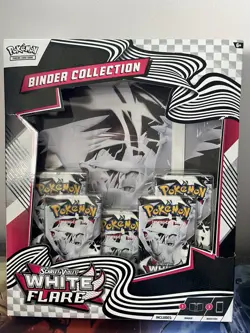 Pokemon TCG White Flare Binder Collection Sealed - Image 1