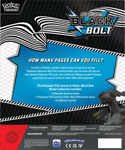 Pokemon TCG Black Bolt Binder Collection Factory Sealed NM - Int'l Shipping - Image 2