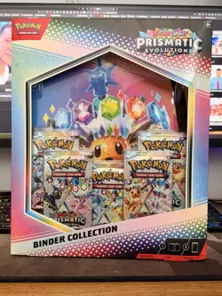 Pokemon TCG Prismatic Evolution Binder Collection Brand New Factory Sealed - Image 1