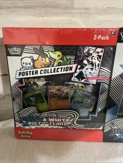Pokemon TCG Scarlet & Violet Black Bolt Binder + Unova Poster Collection 2-Pack - Image 2