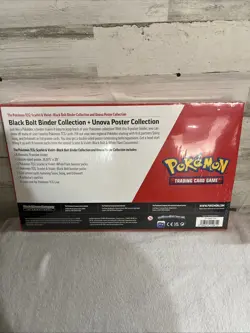Pokemon TCG Scarlet & Violet Black Bolt Binder + Unova Poster Collection 2-Pack - Image 4