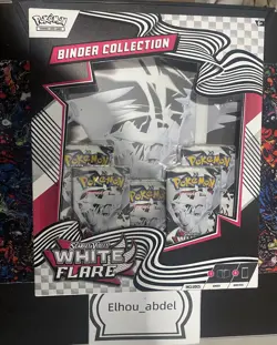 Pokemon White Flare Binder Collection New and Sealed ( removed label marks) - Image 1