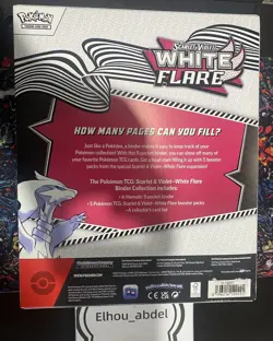 Pokemon White Flare Binder Collection New and Sealed ( removed label marks) - Image 2