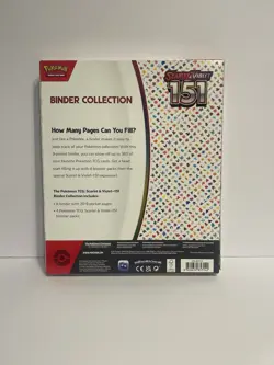 Pokemon TCG Scarlet & Violet 151 - Binder Collection: 4 Packs & Binder - Sealed 820650853142 - Image 2