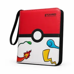 Pokemon Binder Card collection 4 Pocket 400+ sleeves card album - Image 1