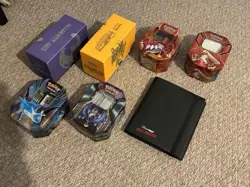 Pokemon Card Collection With Binder Of EX’s Full Art’s And Break, Boxes And Tins - Image 1