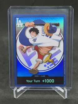 2026 One Piece Card Game Monkey D. Luffy Don!! Card Dodgers Promo IN HAND - Image 1