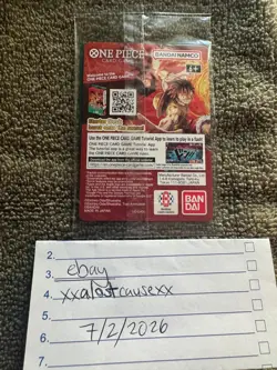 Dodgers x One Piece COMPLETE SET Luffy DON Promo Card + Straw Hat SGA IN HAND - Image 4