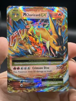 M Charizard EX 13/108 Pokemon XY Evolutions Holo Rare Mega English NM - Image 3