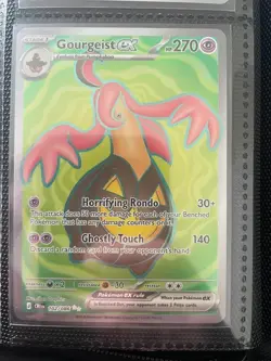 Gourgeist ex 102/086 Ultra Rare ME04: Chaos Rising Pokemon Holo NM/M - Image 1