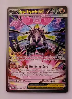 Mega Zygarde ex 120/088 Holo Perfect Order Pokemon Special Illustration Rare SIR - Image 1
