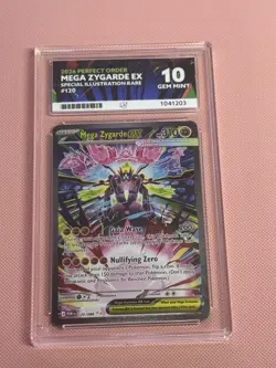 Mega Zygarde Ex Ace 10 120/088 Perfect Order SIR Pokemon Card - Image 1
