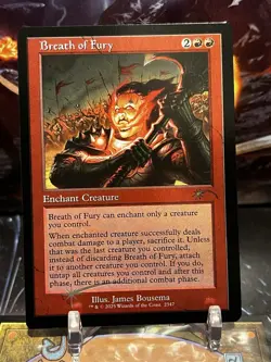 Breath Of Fury✨FOIL✨ [Secret Lair Back In My Day] MTG - Image 1