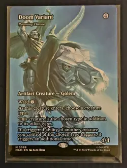 Doom Variant - Roaming Throne (Borderless) Marvel Universe Eternal-Legal Regular - Image 1
