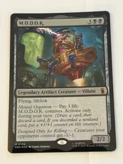 M.O.D.O.K. Marvel Super Heroes Foil 106 - Image 1