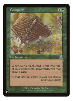 MTG - 1 x Compost - Uncommon Enchantment - The List: Urza's Destiny (UDS) - M/NM - Image 1