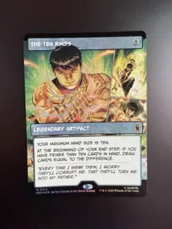 MTG Marvel Super Heroes The Ten Rings Borderless 0313 Foil - Image 1