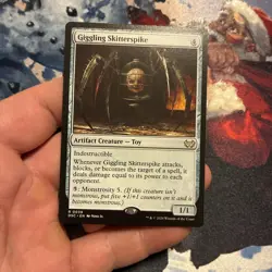 Giggling Skitterspike Commander: Duskmourn: House of Horror Regular - Image 1