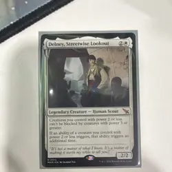 Wizards of the Coast Delney, Streetwise Lookout Foil Mythic MKM 0012 MTG - Image 1
