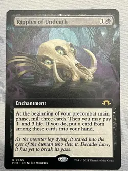 Ripples of Undeath Modern Horizons 3 Enchantment Black Rare 455 2024 Wootten NM - Image 1