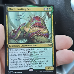 Wizards of the Coast MTG Strixhaven Blex, Loafing Pest 0176 Rare Foil English - Image 1