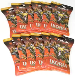 12 Ikoria Magic The Gathering Collector Booster Packs Box Worth Case Fresh - Image 1