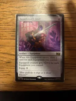 Swordsman's Steel - MTG Commander: Marvel Super Heroes - NM/M - Image 1