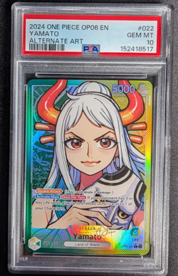 Yamato (Alternate Art) OP06-022 Wings of the Captain Foil - PSA 10 - Image 1