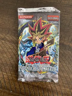 1996 YuGiOh Metal Raiders Predadores Metalicos 1st Ed Portuguese Sealed Pack New - Image 1