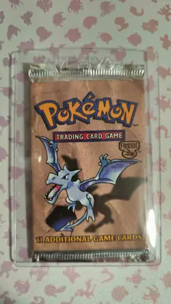 1999 Pokemon Fossil Booster Pack Sealed 20.46g - Image 1