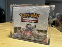 Pokemon Temporal Forces Booster Box Sealed With Acrylic Case - Image 1