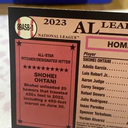2024 Topps Baseball 1989 All-Star Mega Box Foilboard #89ASB-1 SHOHEI OHTANI 🧊 - Image 4