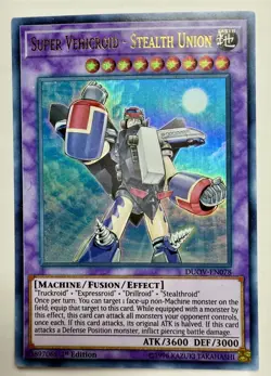 Super Vehicroid - Stealth Union DUOV-EN078 1st Edition Ultra Rare Yugioh - Image 1